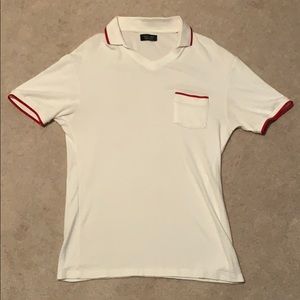 Zara vee neck polo